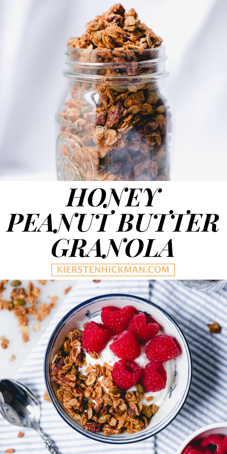 honey peanut butter granola recipe