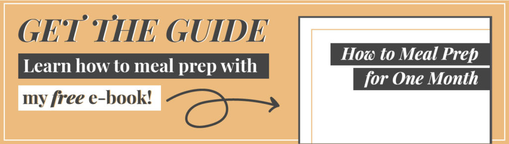 meal prep guide button