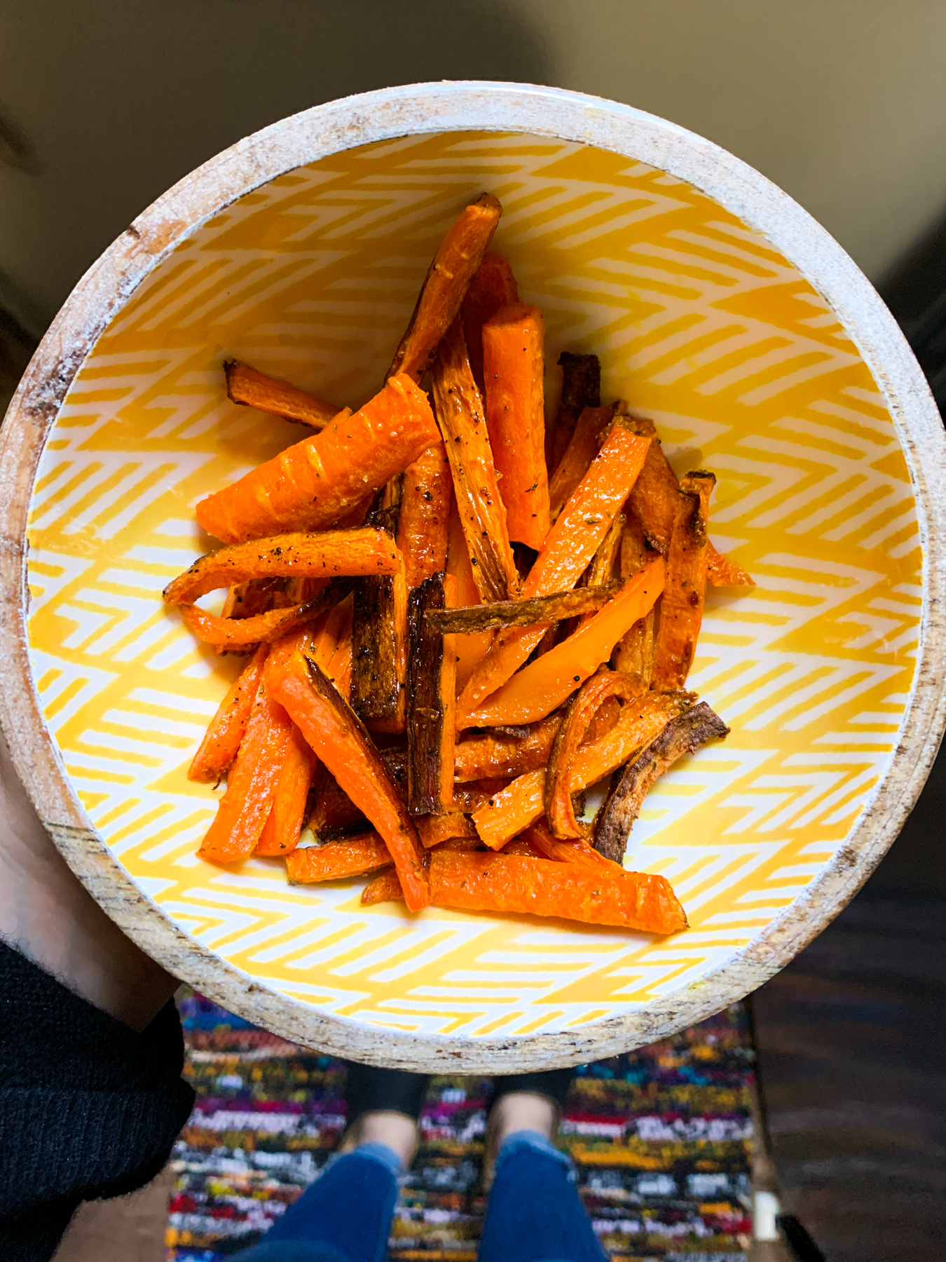 easy snack idea carrot fries