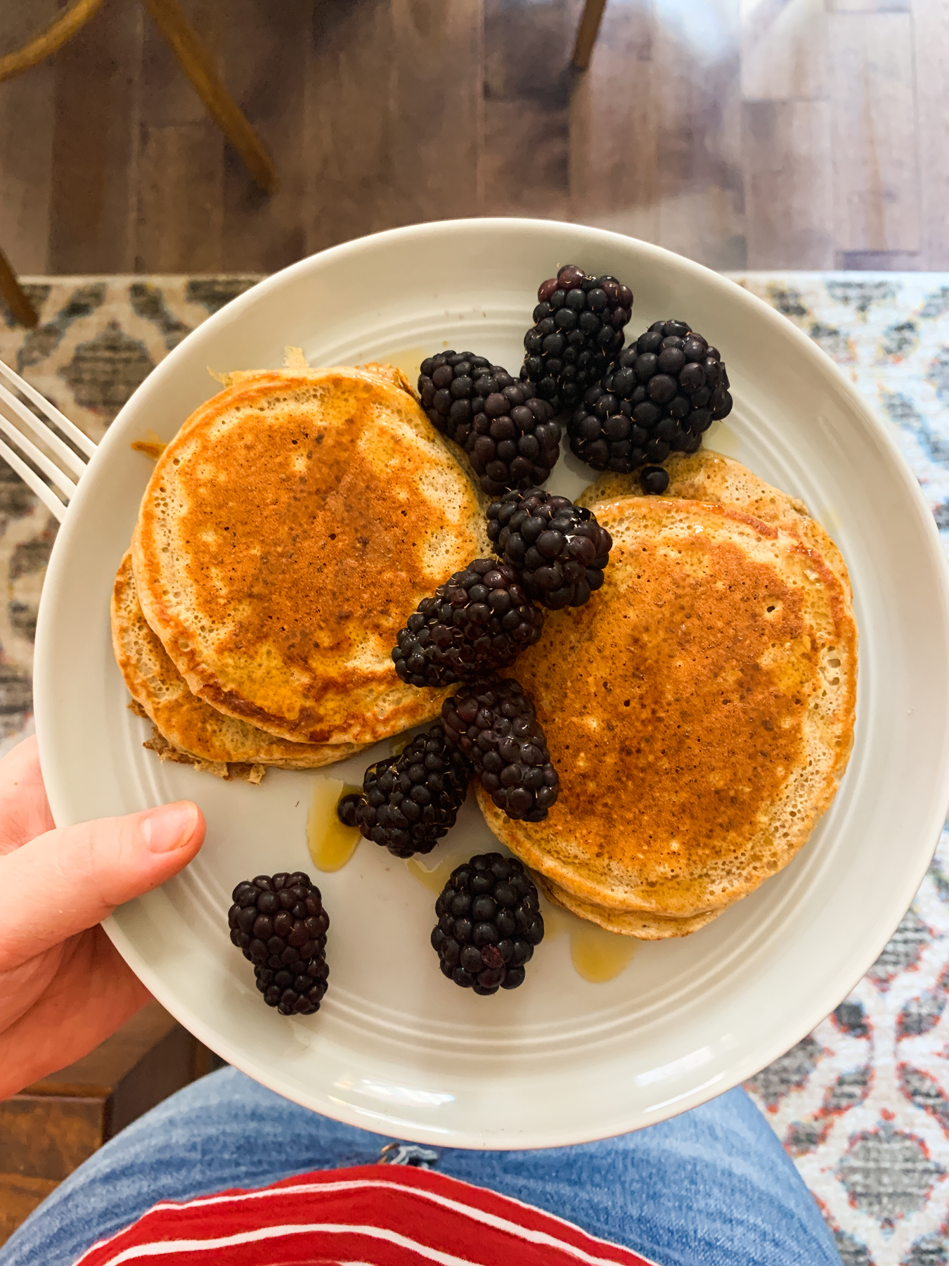 easy snack idea protein pancakes