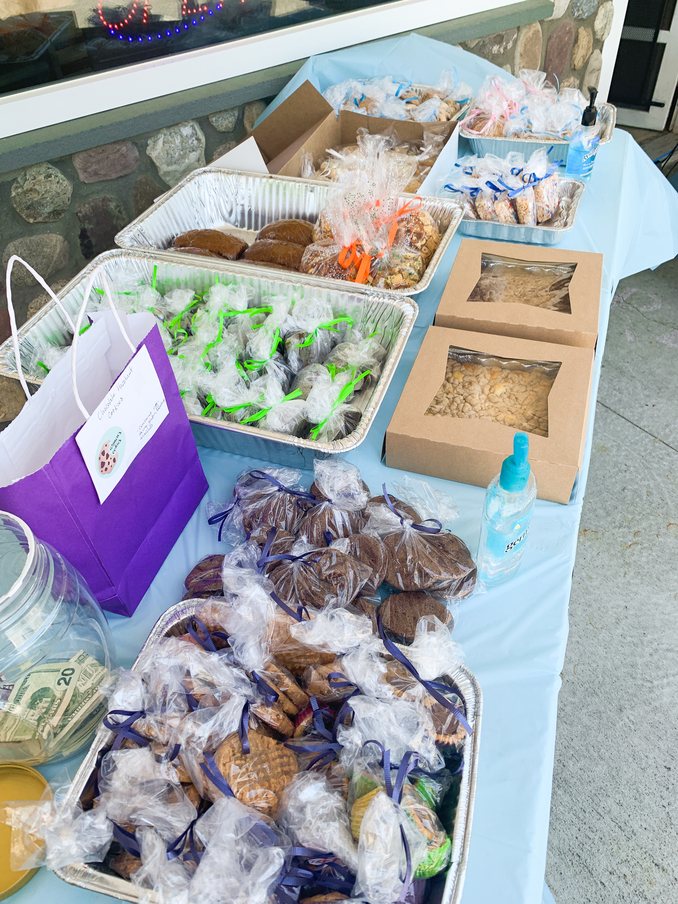 baked goods at the bakers against racism sale