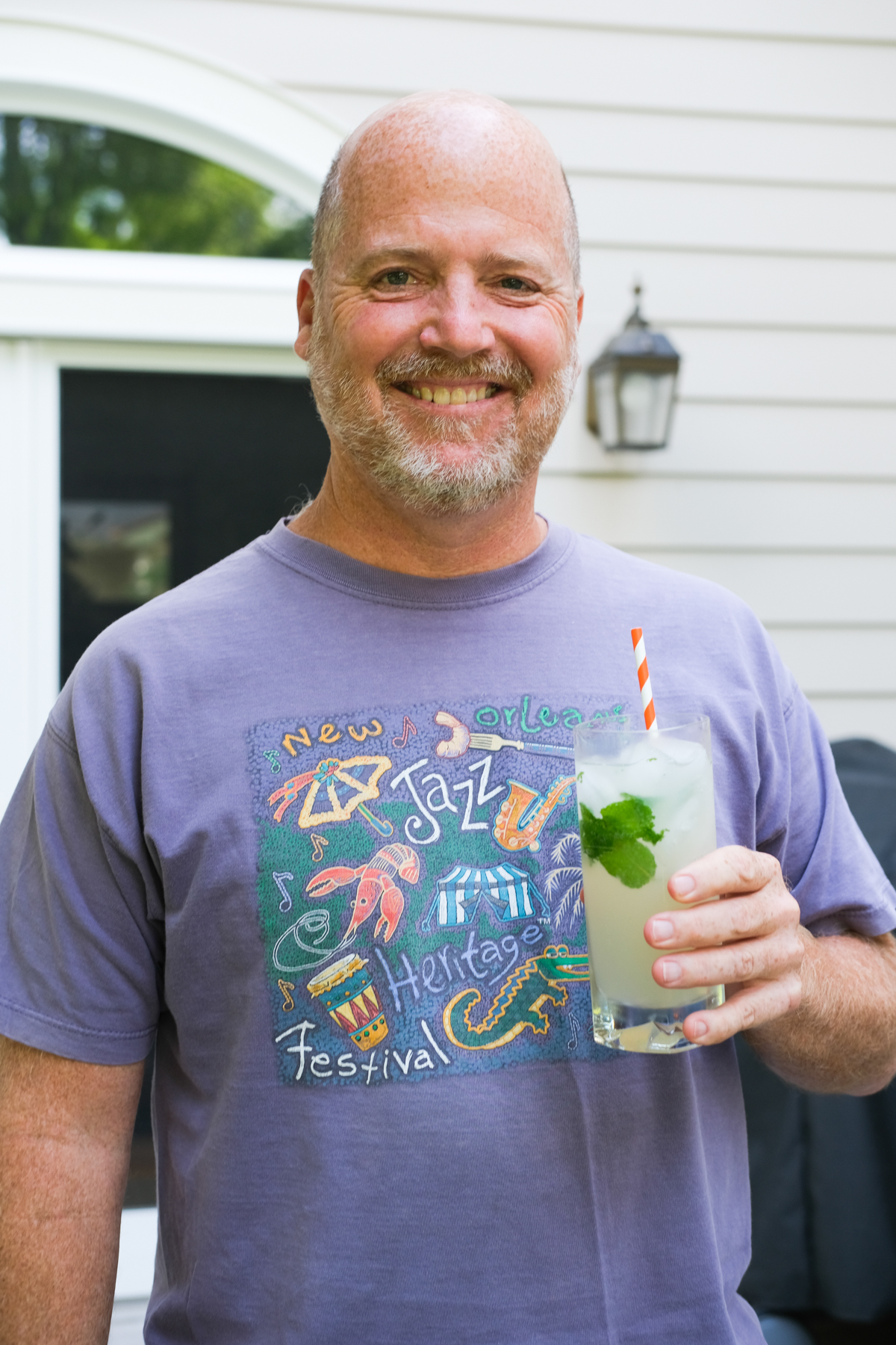 dad with his mojito