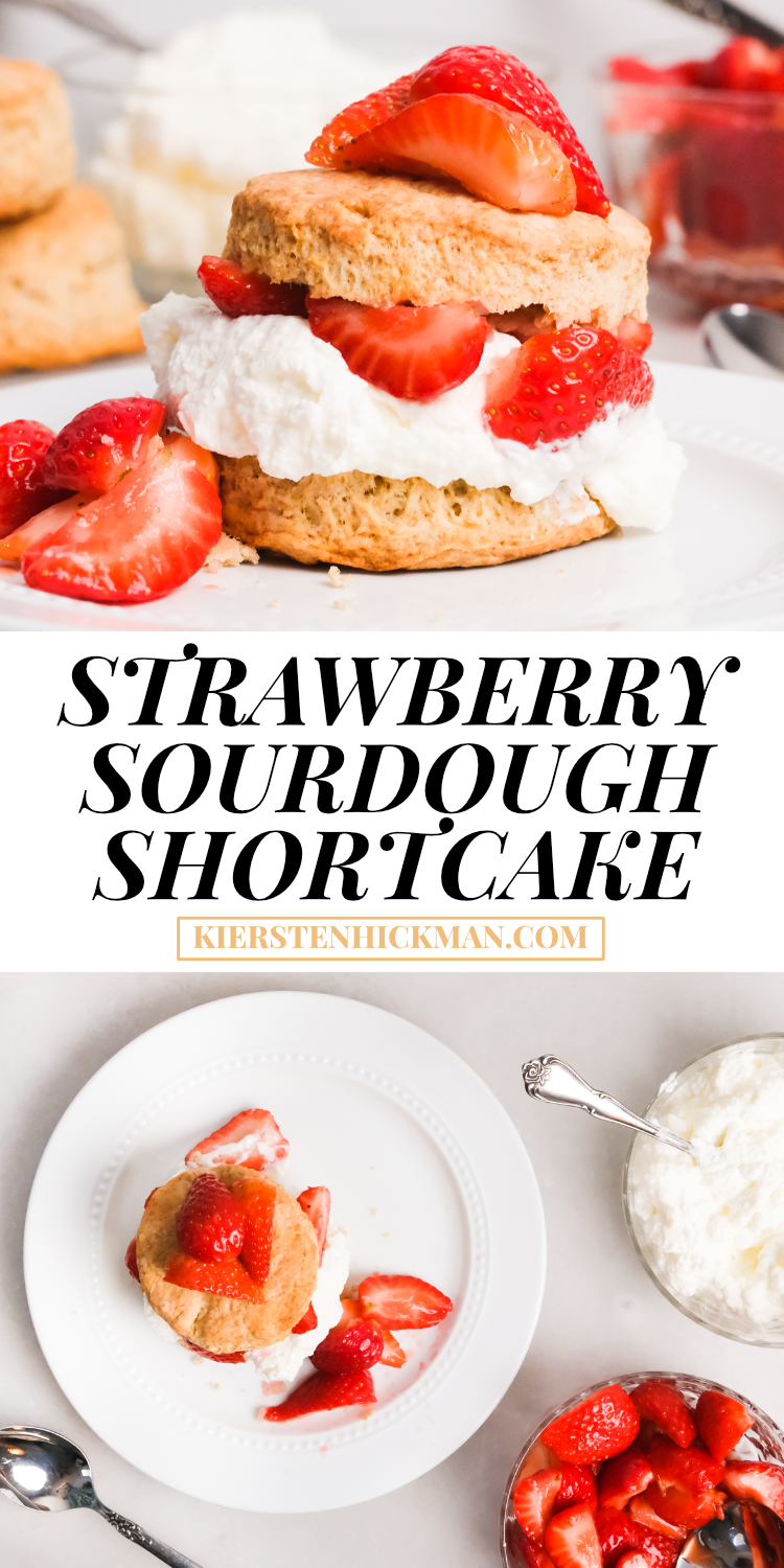 strawberry sourdough shortcake