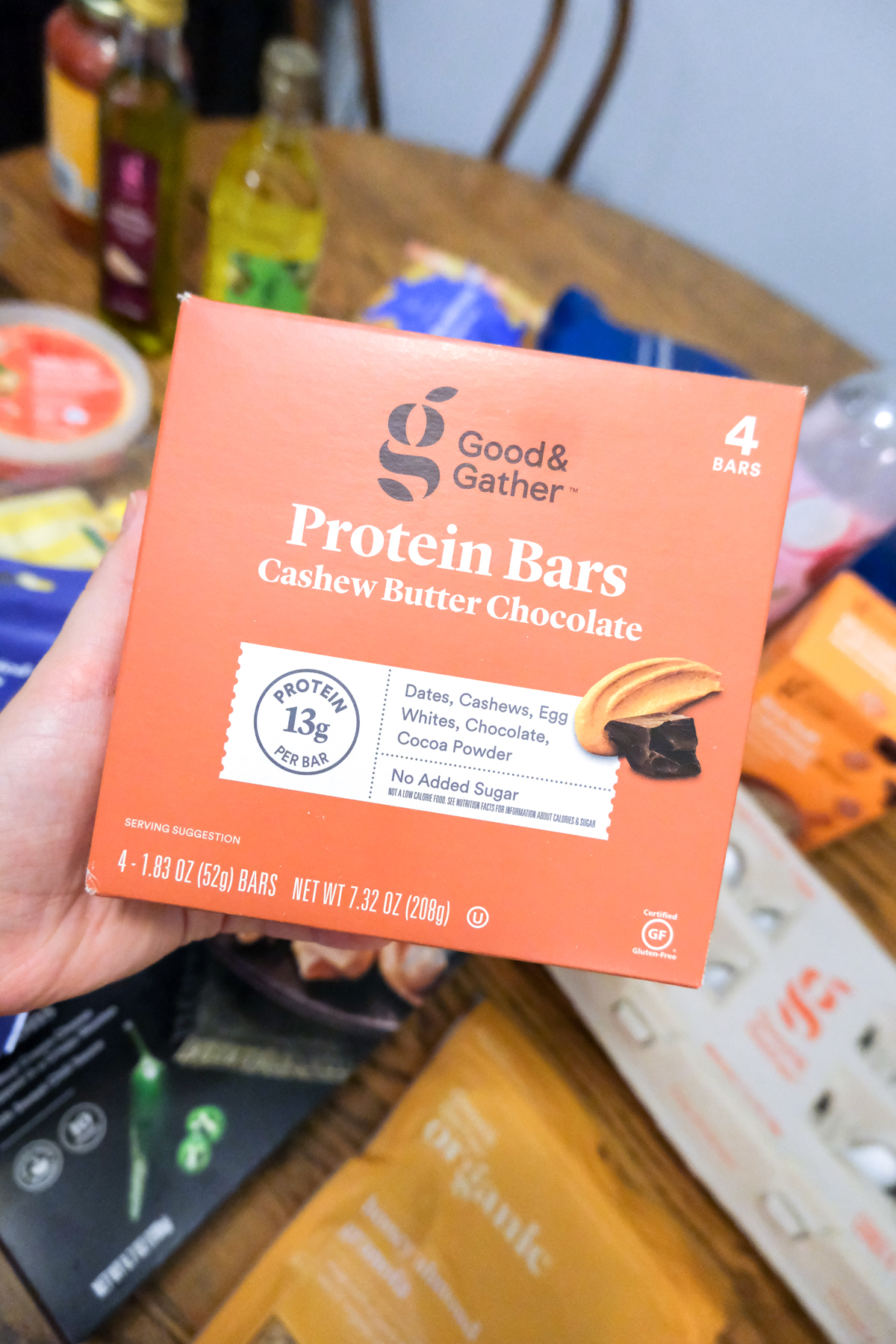 protein bars Good & Gather from Target