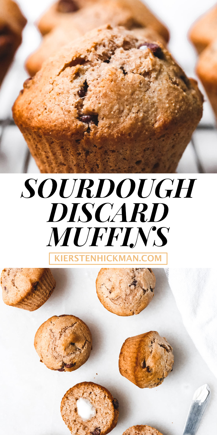 sourdough discard muffins