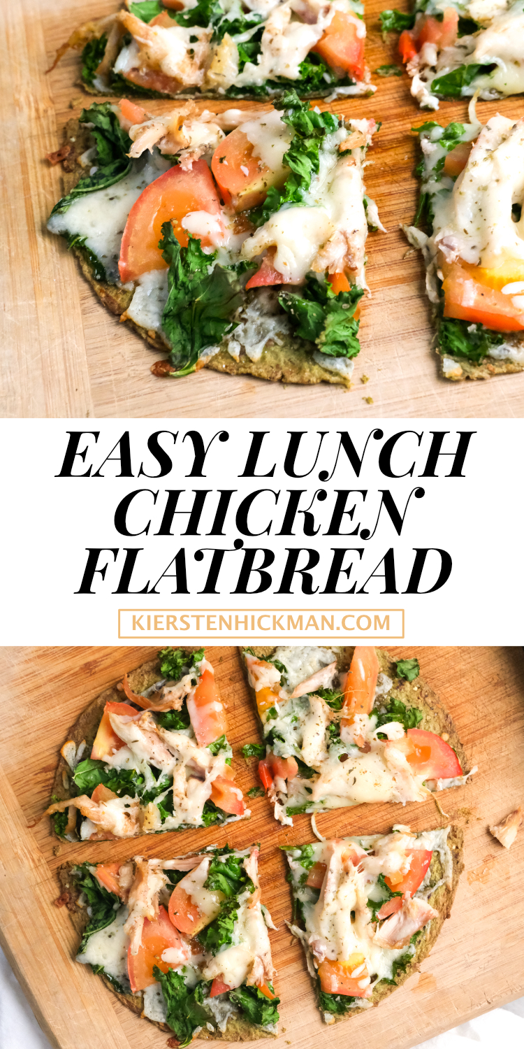 easy lunch chicken flatbraed