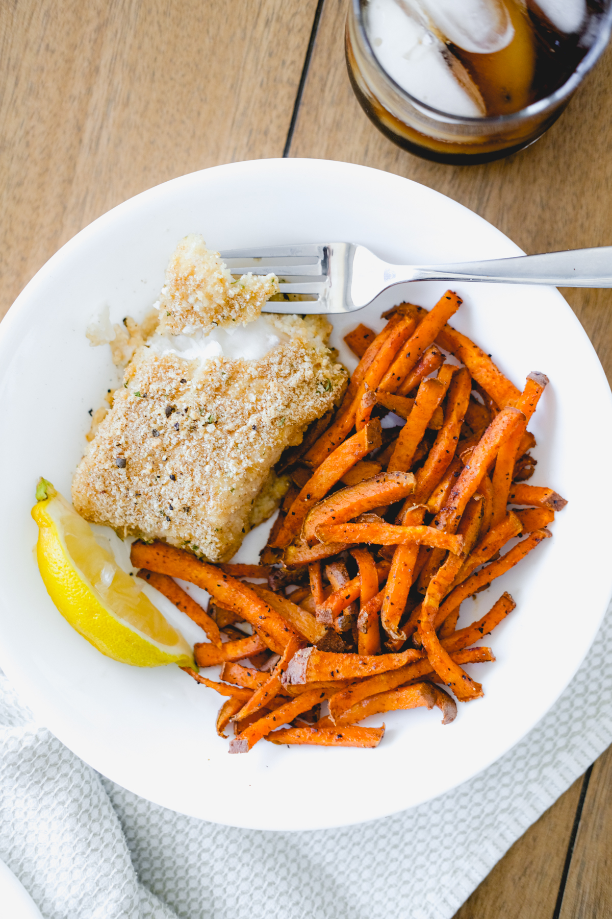 Healthier Baked Fish and Chips Recipe