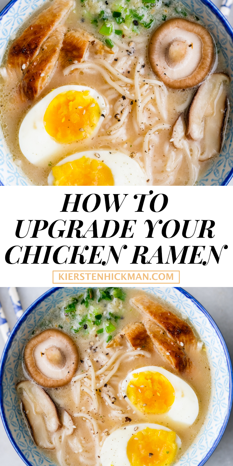 how to upgrade your chicken ramen