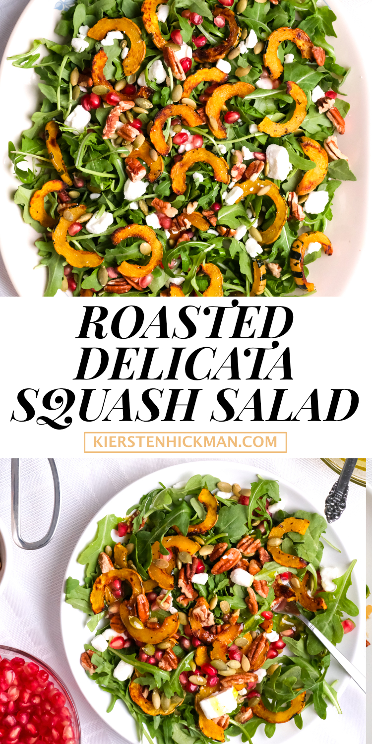 roasted delicata squash salad recipe