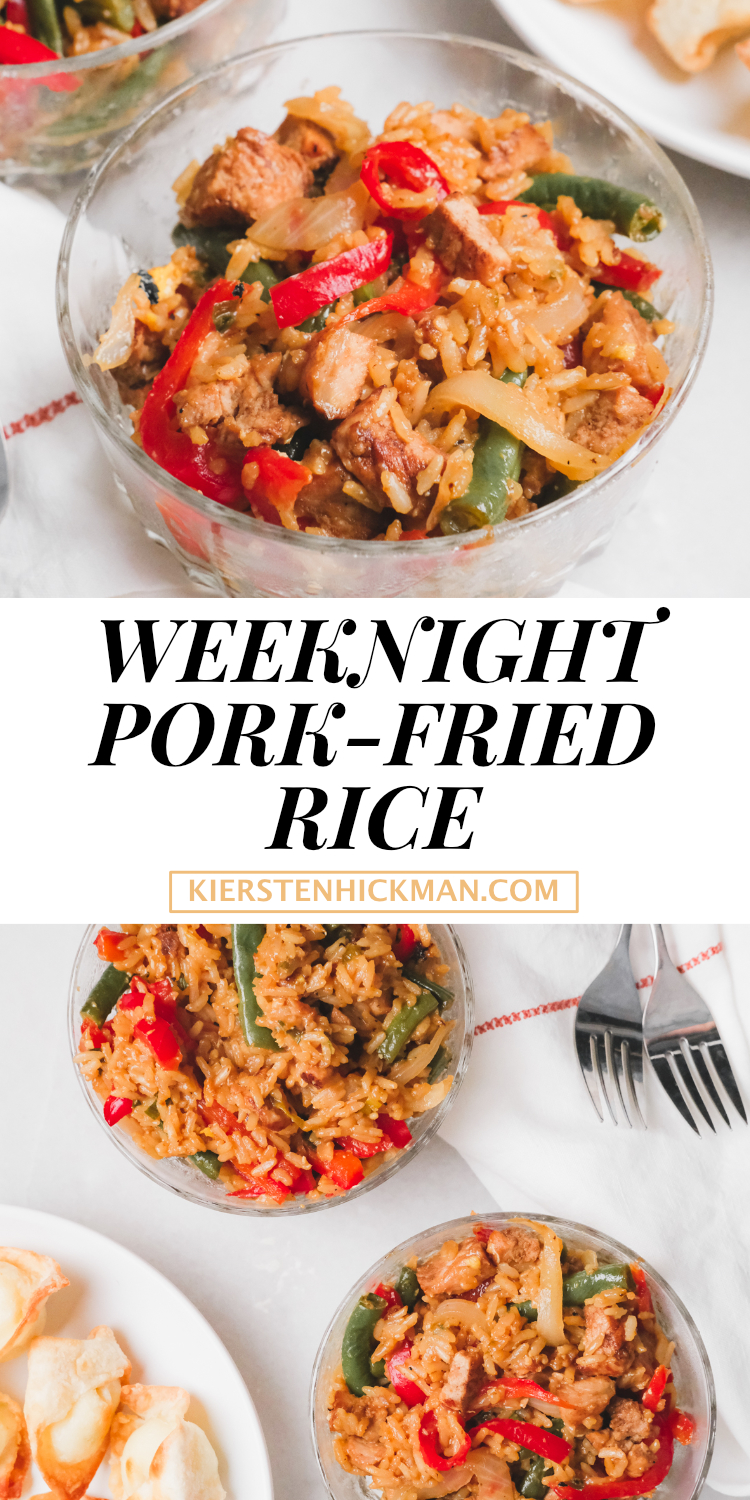 weeknight pork fried rice