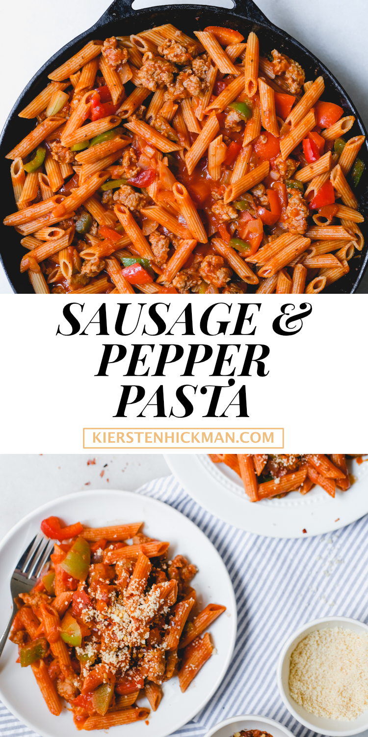 sausage and pepper pasta recipe