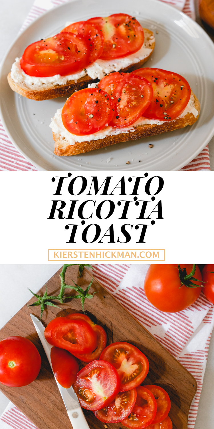 tomato ricotta toast recipe