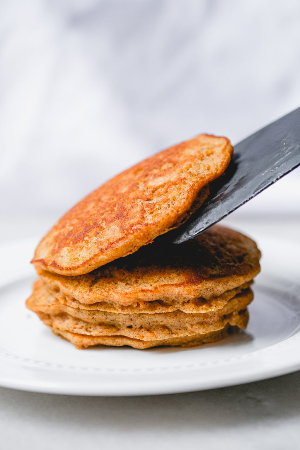 Single-Stack Carrot Cake Pancakes Recipe | Kiersten Hickman