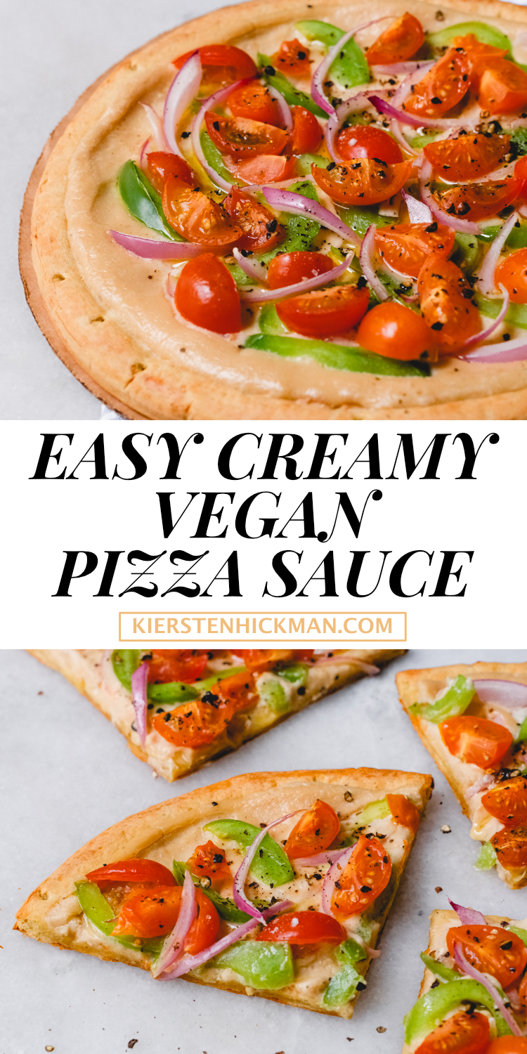 easy creamy vegan pizza sauce recipe