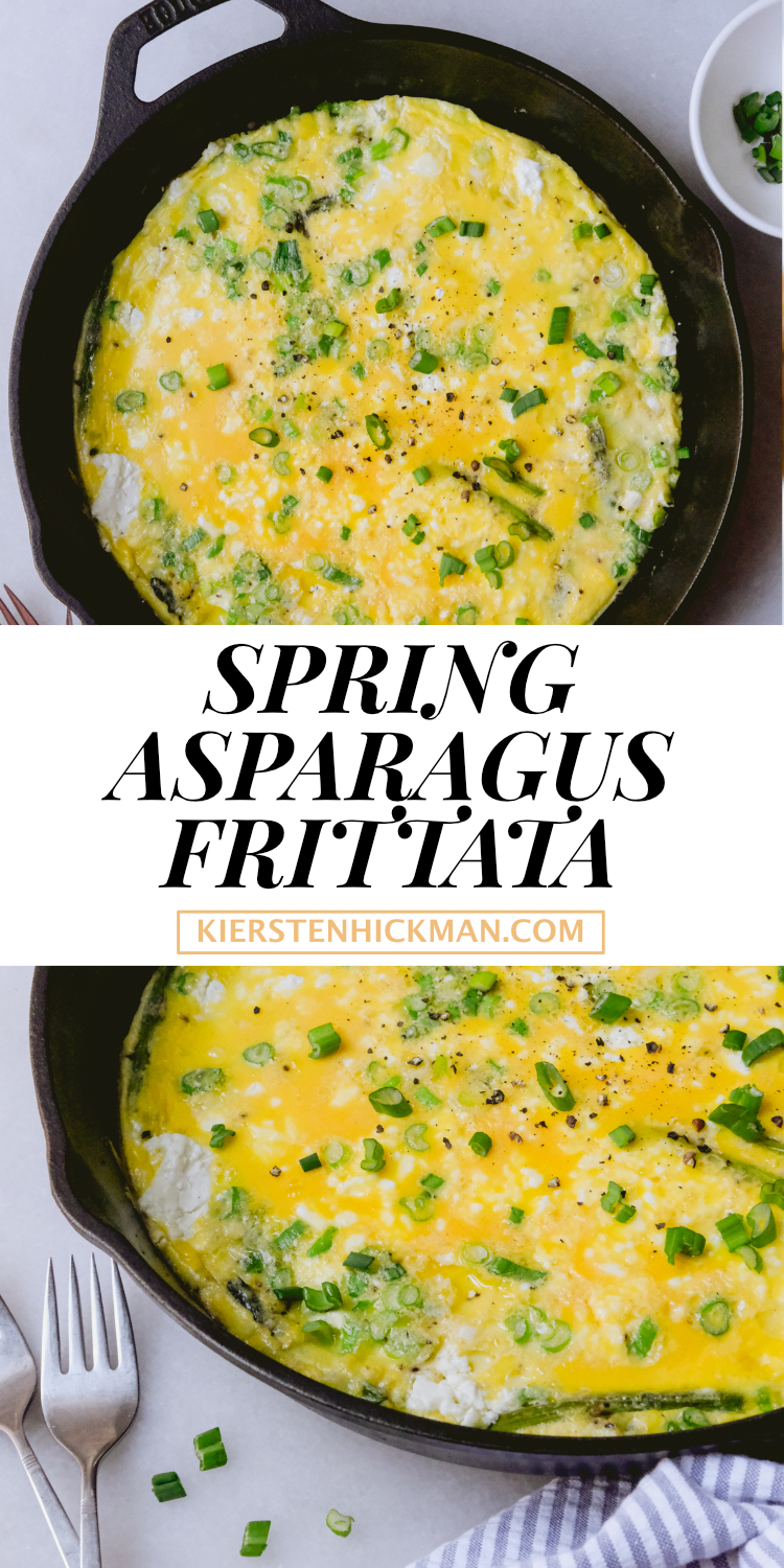 spring asparagus frittata